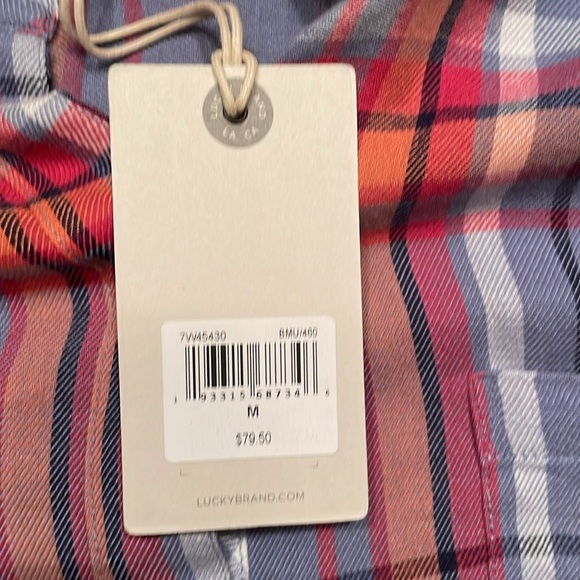 Lucky Brand button down shirt medium. NWT. - Picture 10 of 13